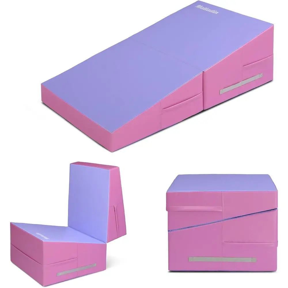 Gymnastic Bar Home - Gymnastics Foam Wedge Mat, 48x24x14 -