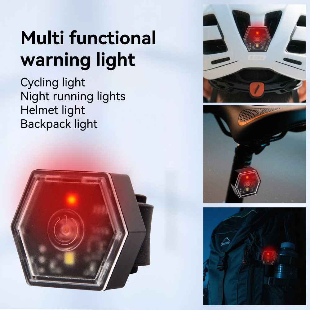 Outdoor Sport Backpack - Multifunctional Bicycle Tail Light for Cycling