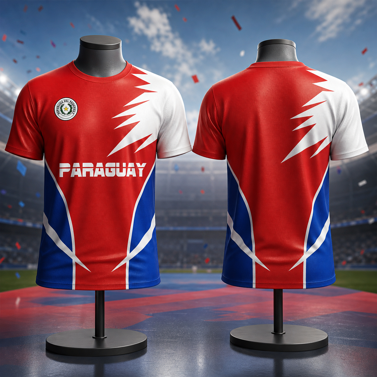 Outdoor Sport Club - Unisex Paraguay 3D Print Sport T-shirt