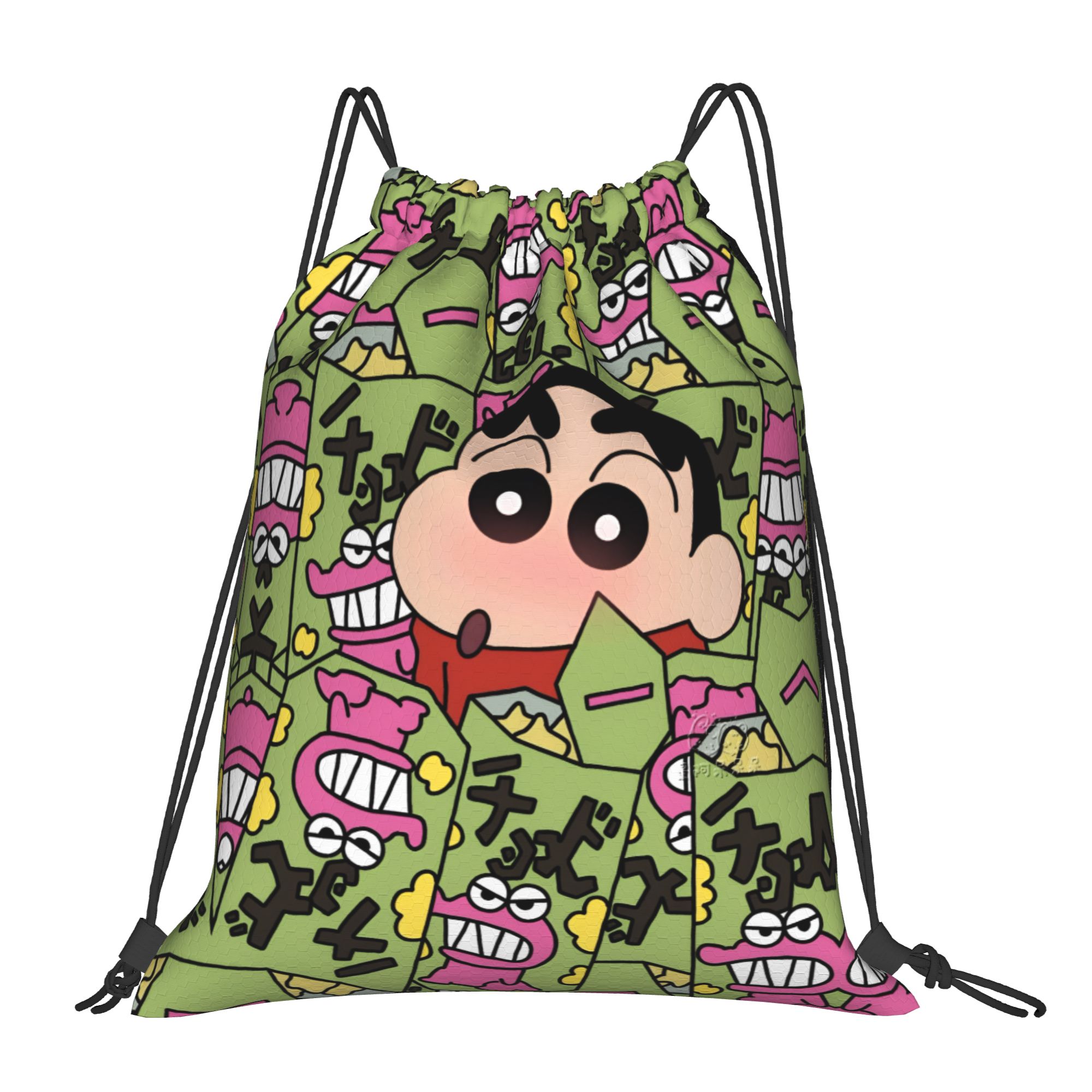 Outdoor Sport Backpack - Custom Crayons Shins Chans Drawstring Bag