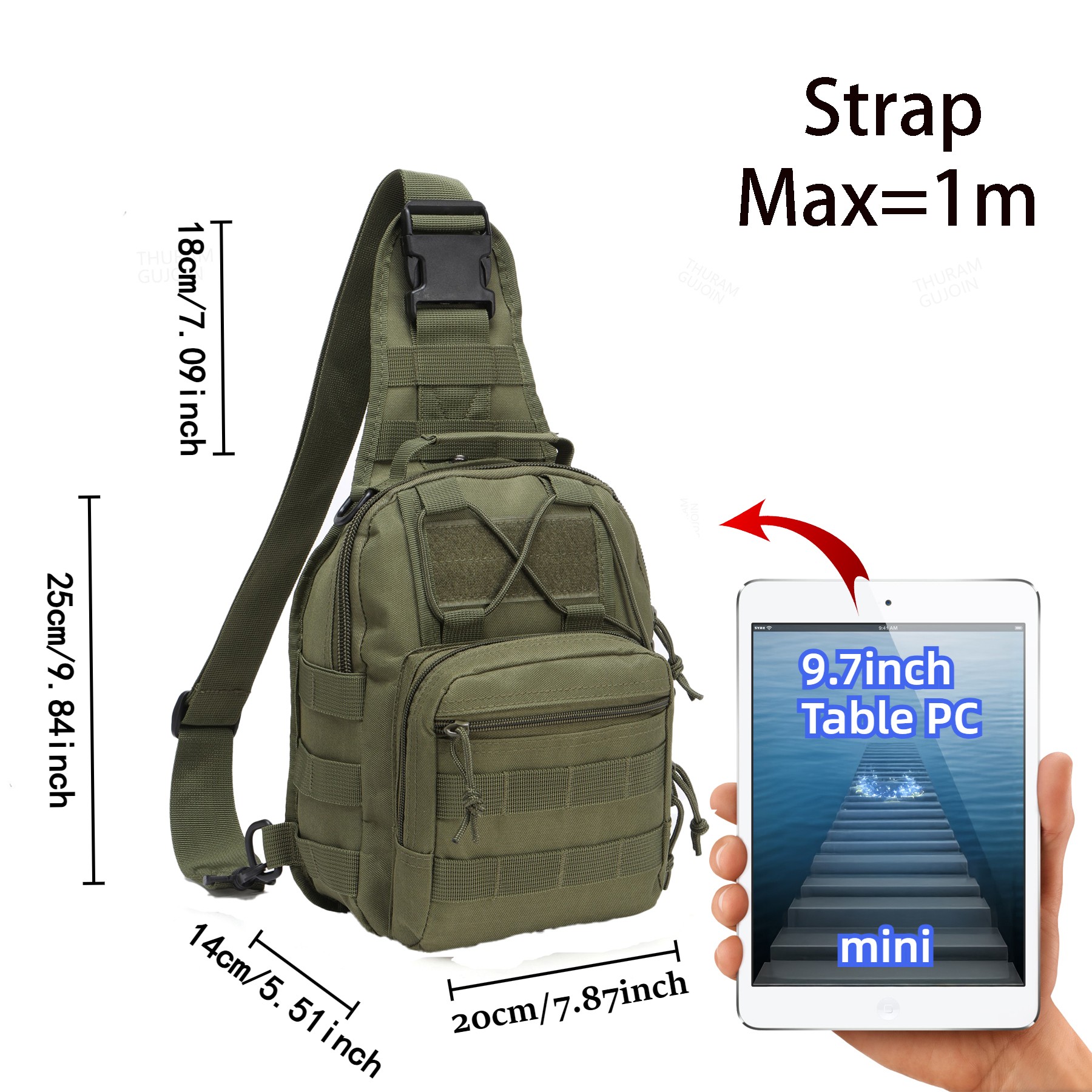 THURAM Outdoor Tactical Bag Ba - Outdoor Sport Backpack avis et prix