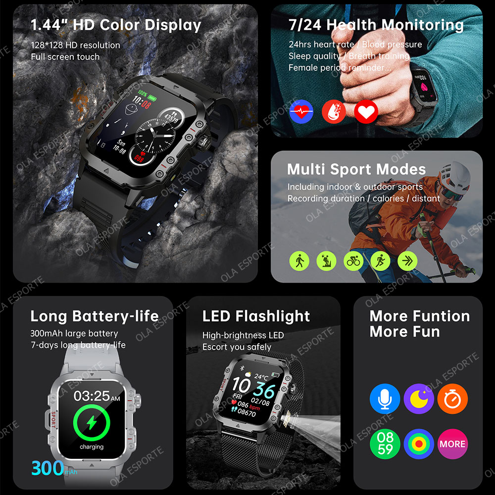 New Arrivals Men's Smart Watch - Outdoor Sport Day avis et prix