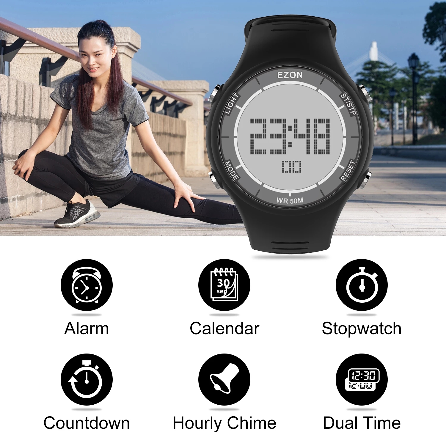 EZON New Fashion Woman Digital - Outdoor Sport Lights avis et prix