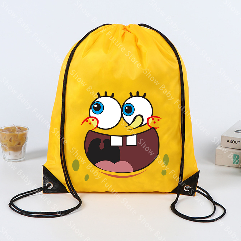 43x34CM Spongebobs Drawstring  - Outdoor Sport Backpack avis et prix
