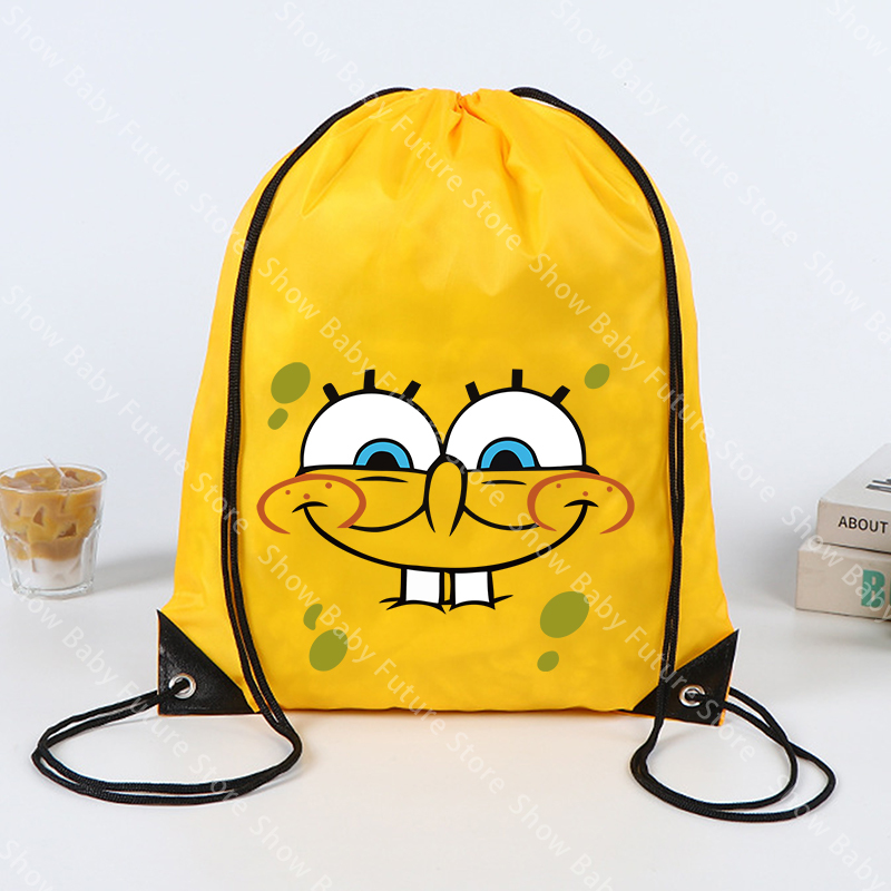 43x34CM Spongebobs Drawstring  - Outdoor Sport Backpack avis et prix