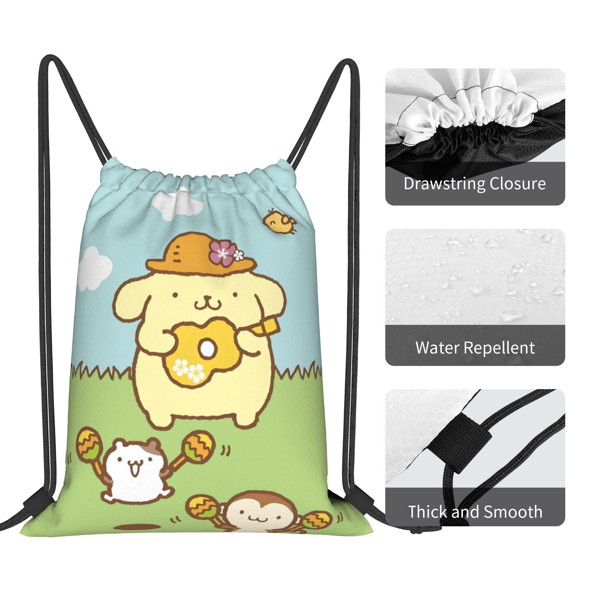Custom P-Pompompurines Drawstr - Outdoor Sport Backpack avis et prix