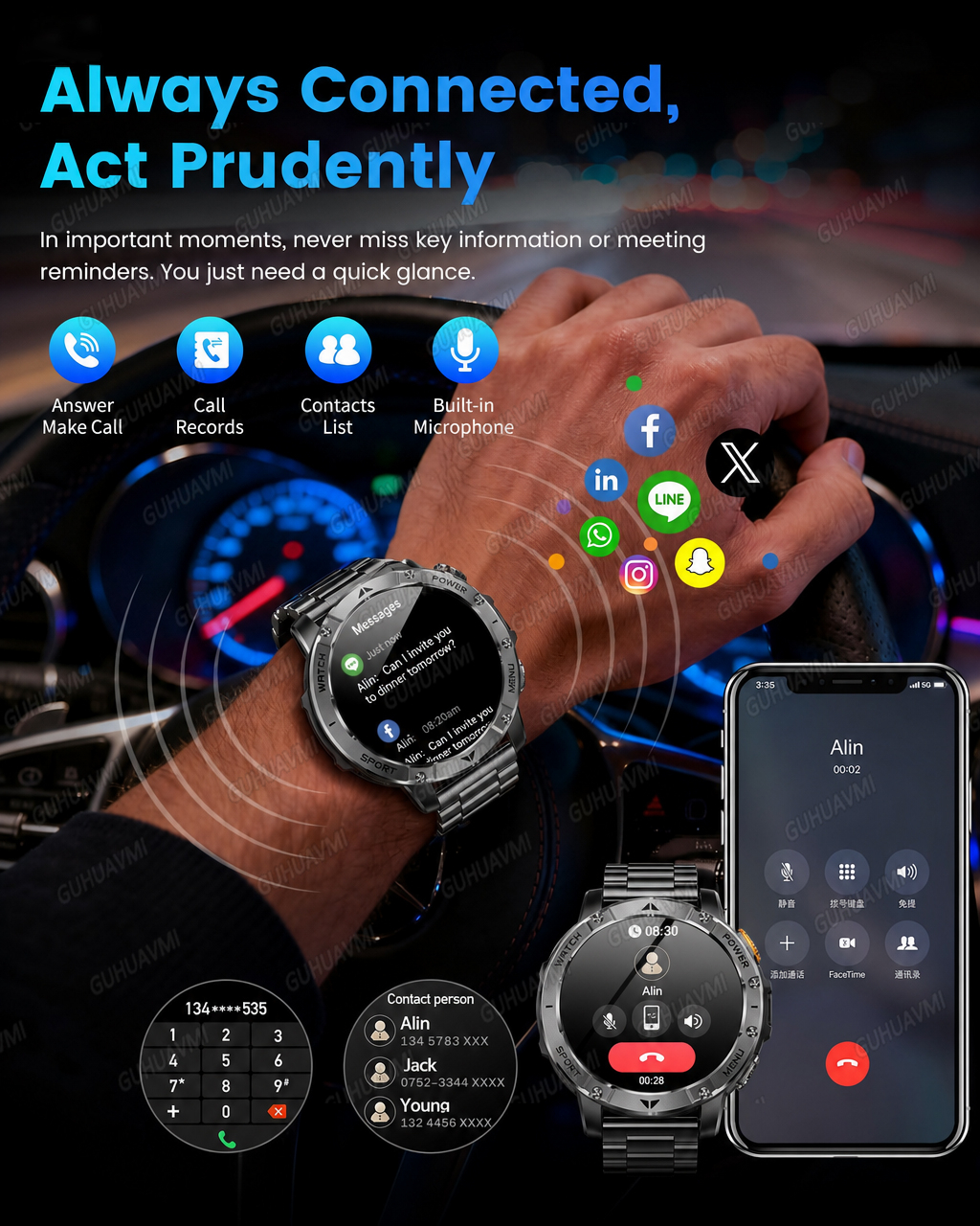 2026 Military Smart Watch Men  - Definition Of Outdoor Sport avis et prix