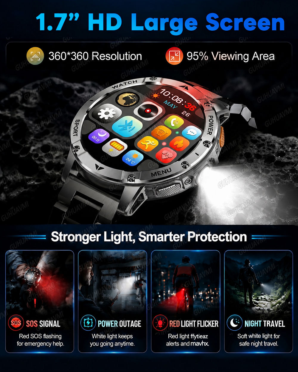 2026 New Military 1400mAh Big  - Definition Of Outdoor Sport avis et prix