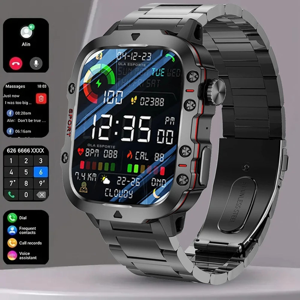 2025 New Military Smart Watch  - Outdoor Sport Day avis et prix