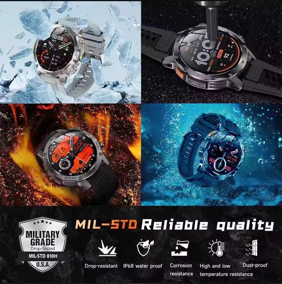 GUHUAVMI New Smart Watch Men 1 - Definition Of Outdoor Sport avis et prix