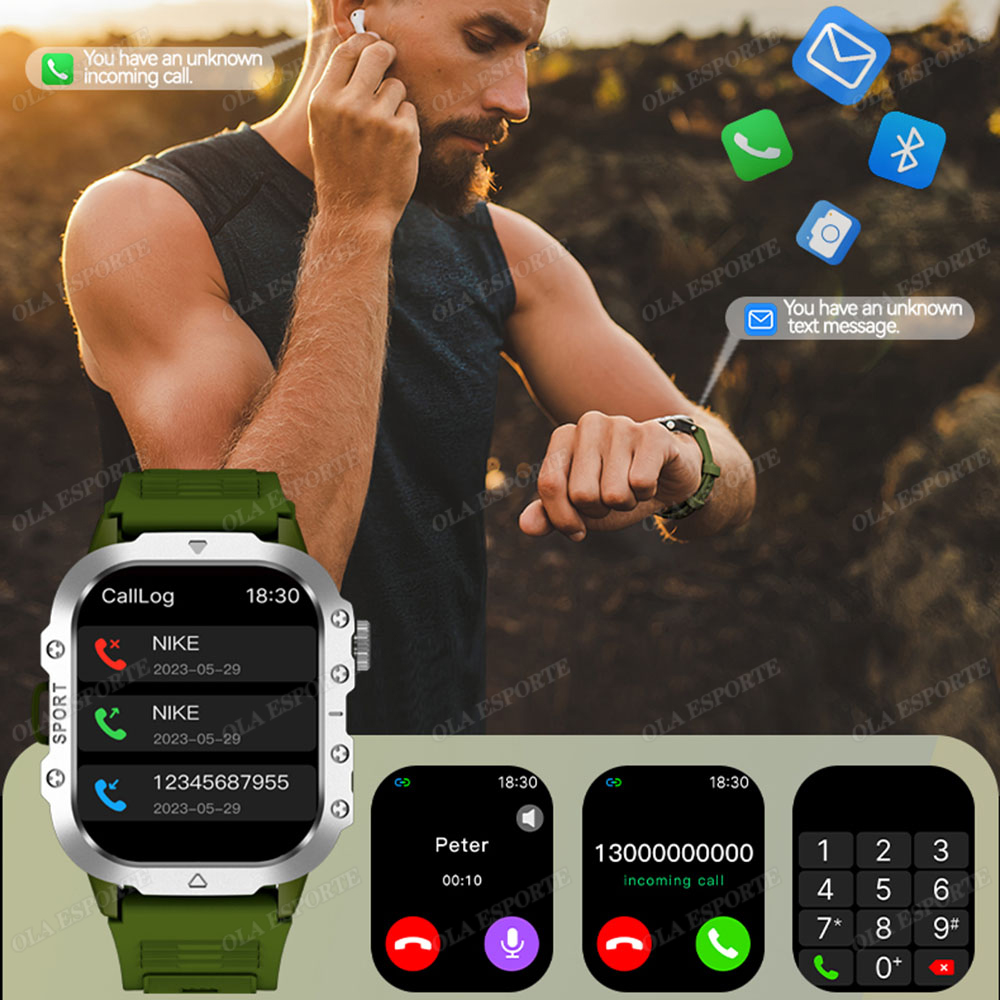 2026 Smartwatch Men Bluetooth  - Outdoor Sport Day avis et prix