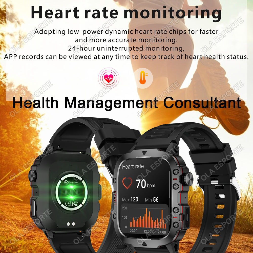 2026 Smartwatch Men Bluetooth  - Outdoor Sport Day avis et prix