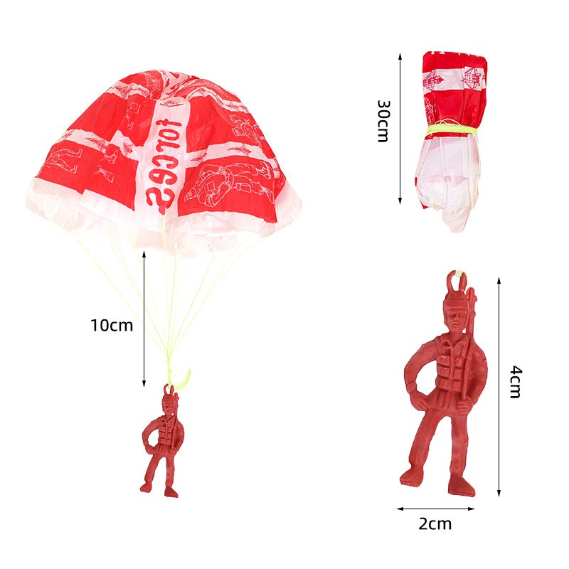 10pcs Plastic Ejecting Parachu - Outdoor Sport Day avis et prix