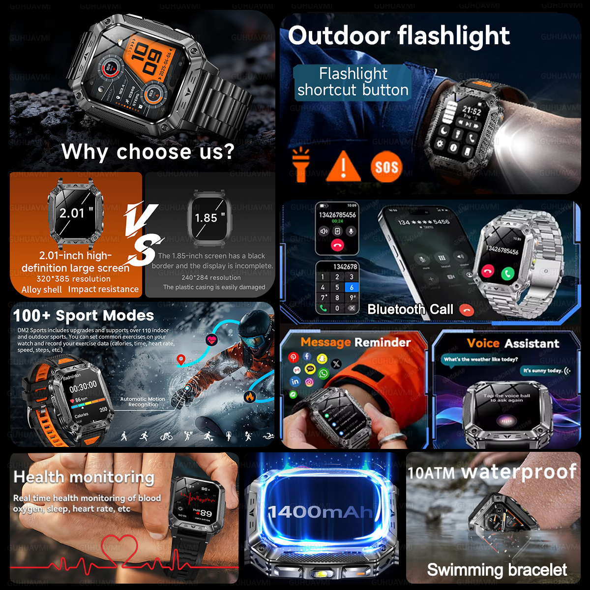 New Military outdoor 1400mAh B - Definition Of Outdoor Sport avis et prix