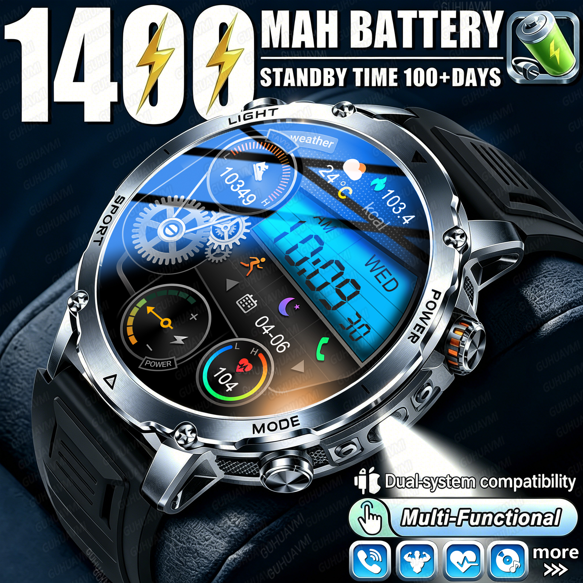 Newly Durable 1400mAh Large Ba - Definition Of Outdoor Sport avis et prix