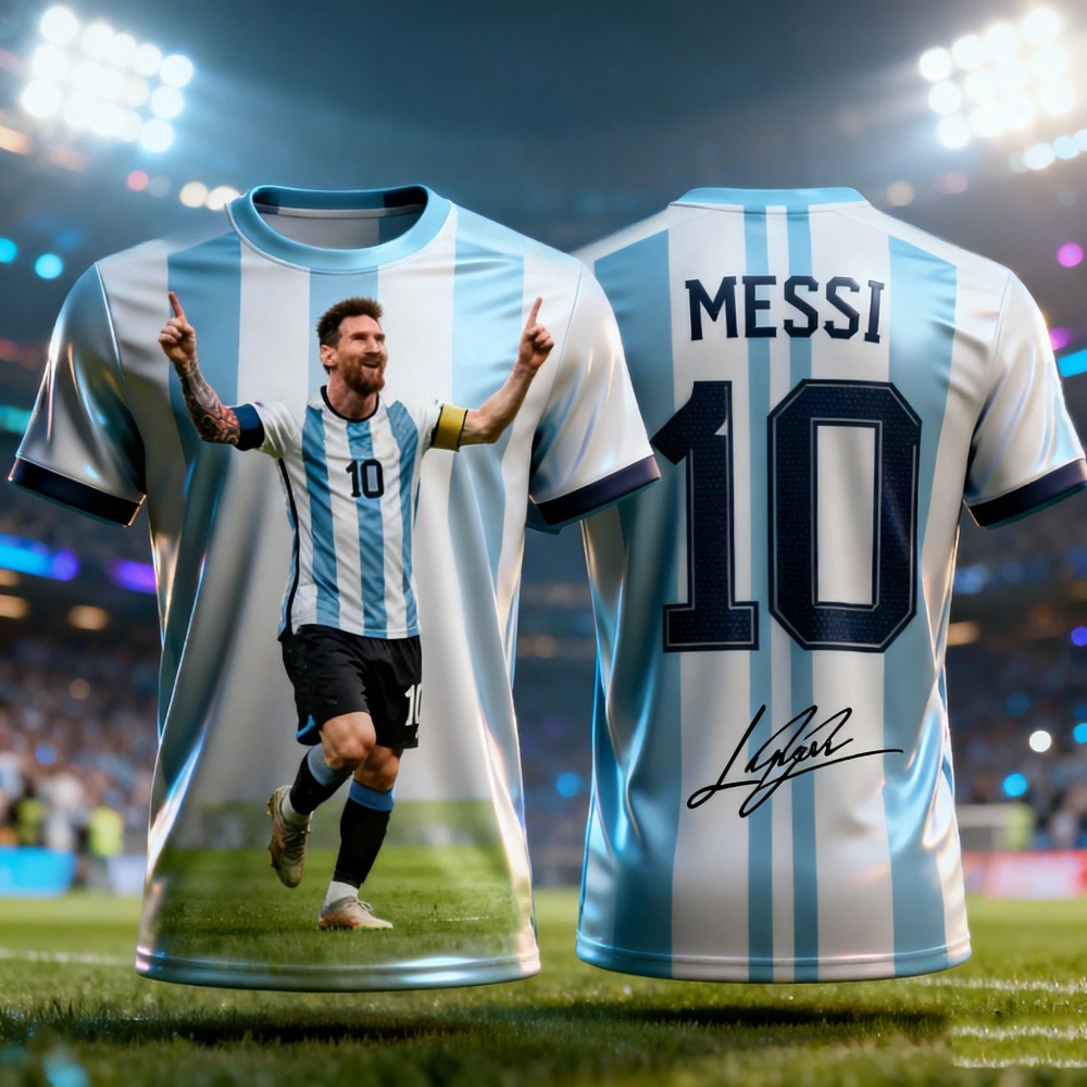 Messi  3D-printed Men's  Footb - Outdoor Sport Club avis et prix
