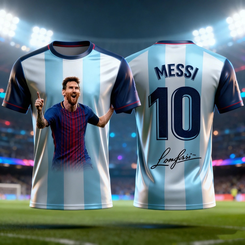 Messi  3D-printed Men's  Footb - Outdoor Sport Club avis et prix