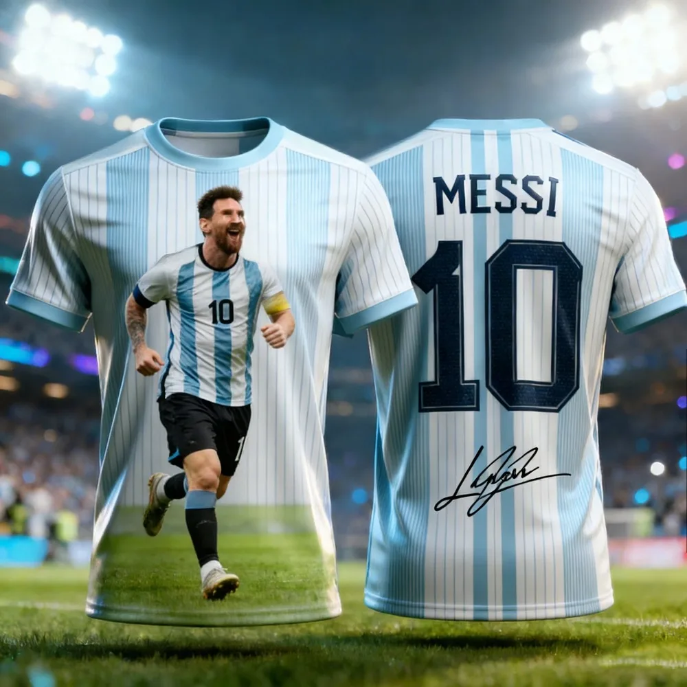 Messi  3D-printed Men's  Footb - Outdoor Sport Club avis et prix