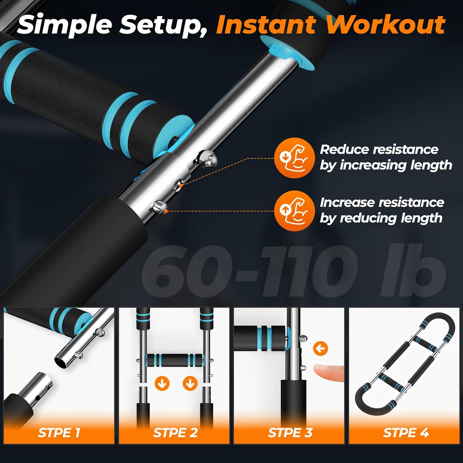 U Shape Arm Trainer Hand Gripp - Gymnastic Bar Home avis et prix